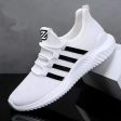 Men’s Breathable Anti-Slip Running Sneakers – Lightweight White
